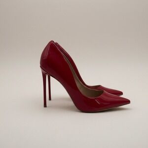 Steve Madden Vida Red Patent Glossy Chunky Sandals - Women's Size 6 - NWT